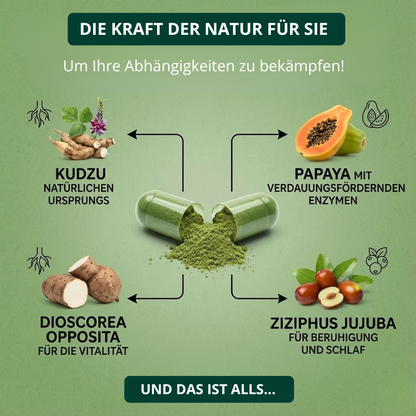 Kudzu Zenfrei – Reduziert starkes Verlangen und Reizbarkeit – 100 % natürlich