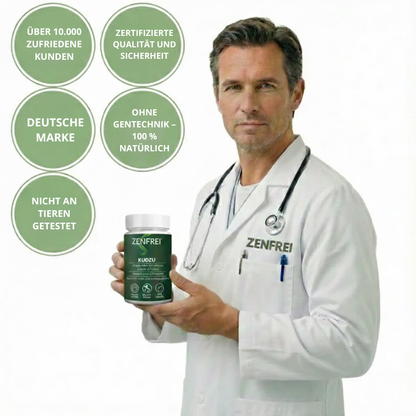 Kudzu Zenfrei – Reduziert starkes Verlangen und Reizbarkeit – 100 % natürlich